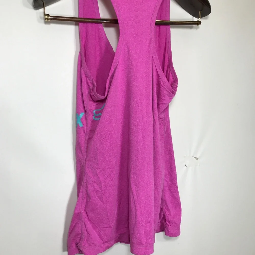 Fox Racing Tank Top Womens Large Pink Sleeveless Shirt Pullover - Picture 5 of 7